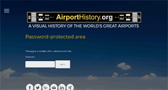 Desktop Screenshot of airporthistory.org
