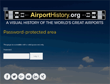 Tablet Screenshot of airporthistory.org